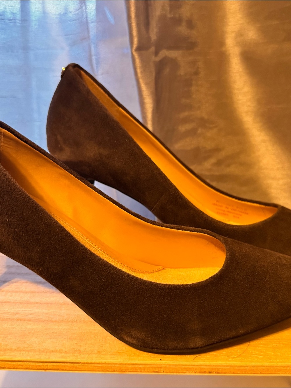 Cole Haan Women's Brown Suede Pumps